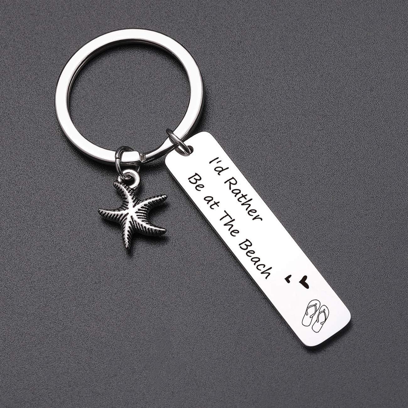 Llave de Playa Llaveros de Acero Inoxidable Keytells