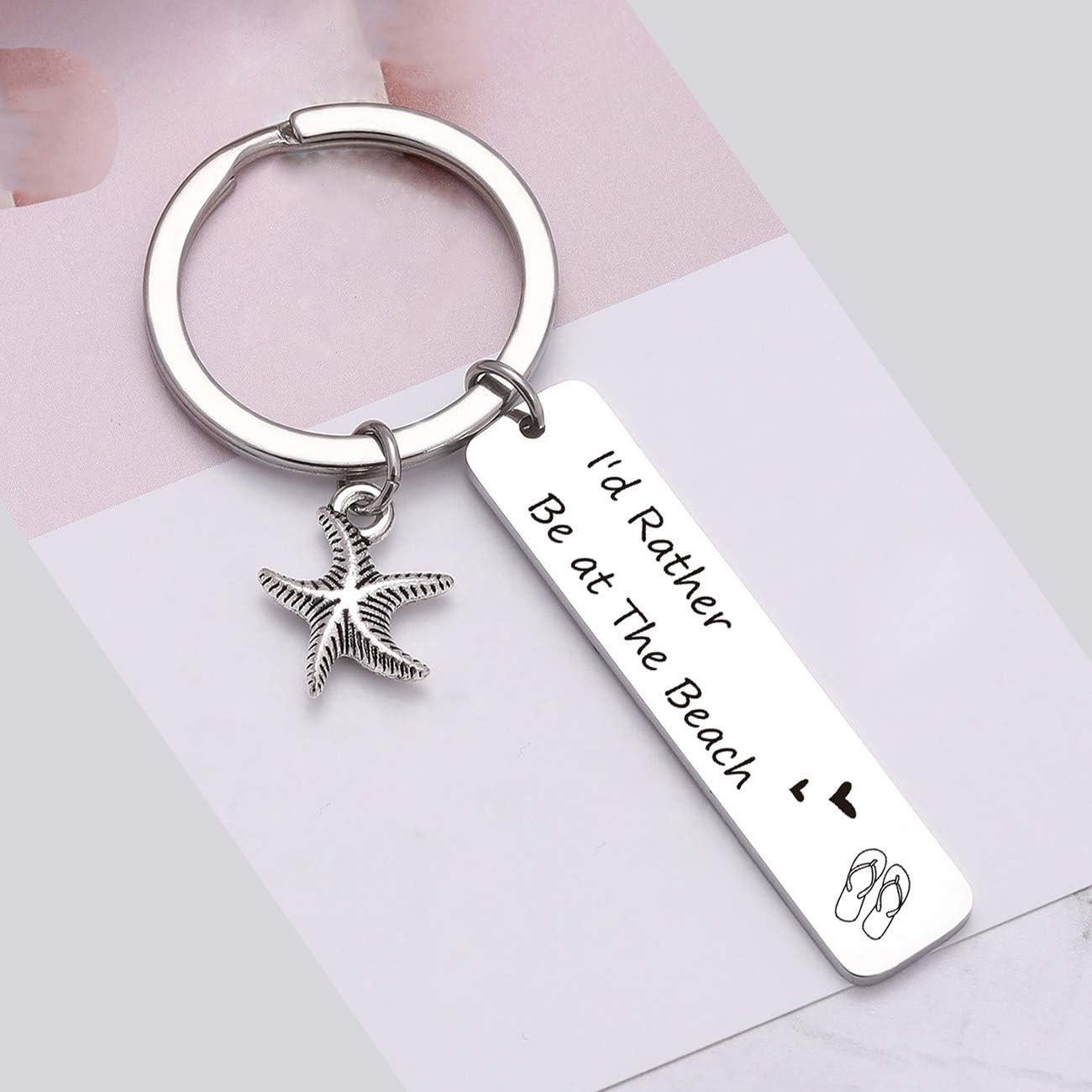 Llave de Playa Llaveros de Acero Inoxidable Keytells