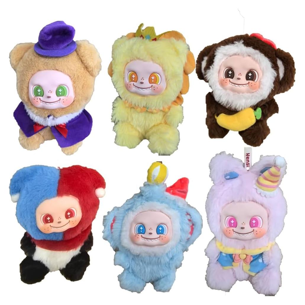 Muñeca de Peluche Circo de Bestias Lindas - Caja Sorpresa