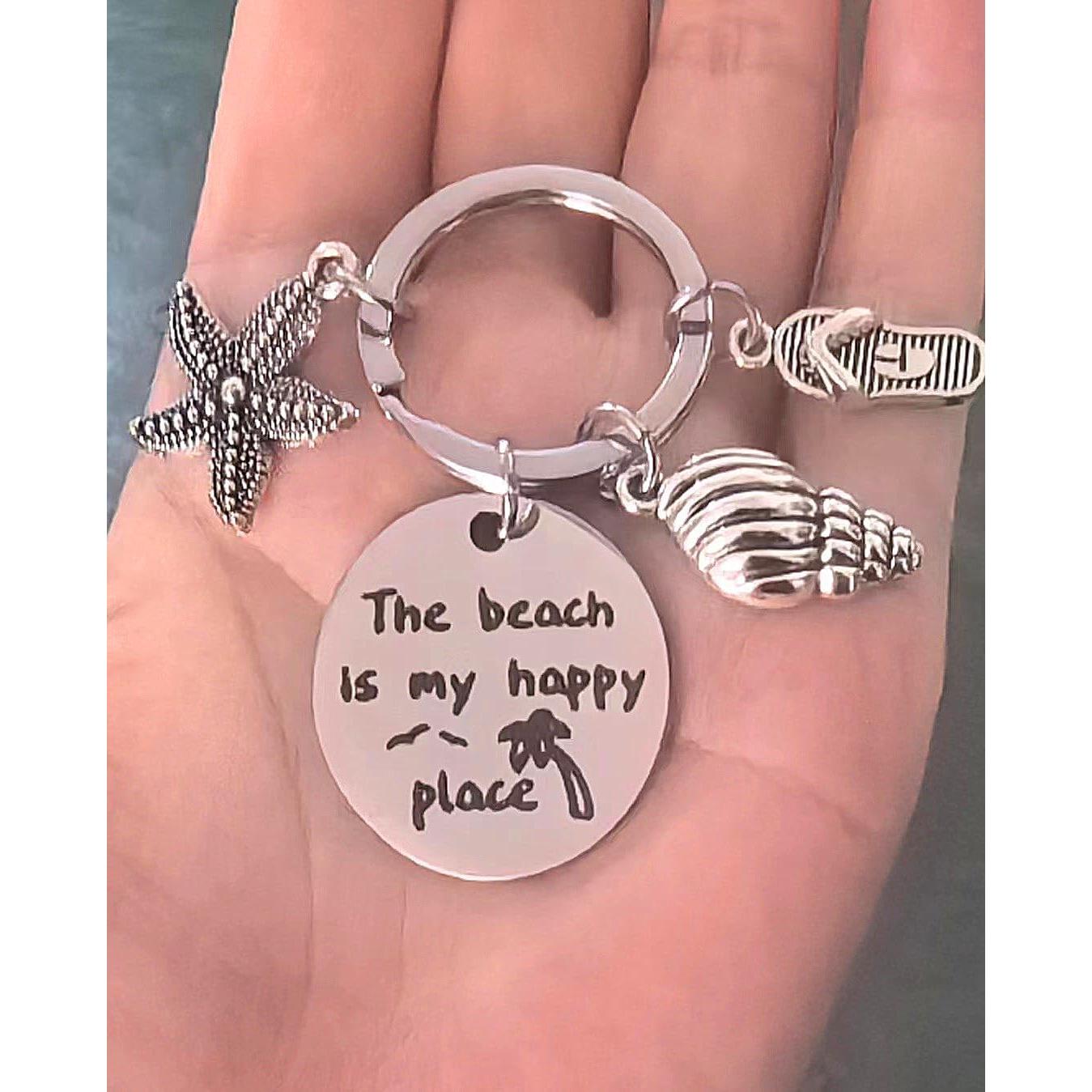 Llavero de Playa Axmerdal Joyería de Acero Inoxidable 30mm