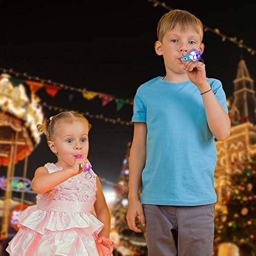 Set de 12 Llavero Iluminado ArtCreativity con Silbato LED