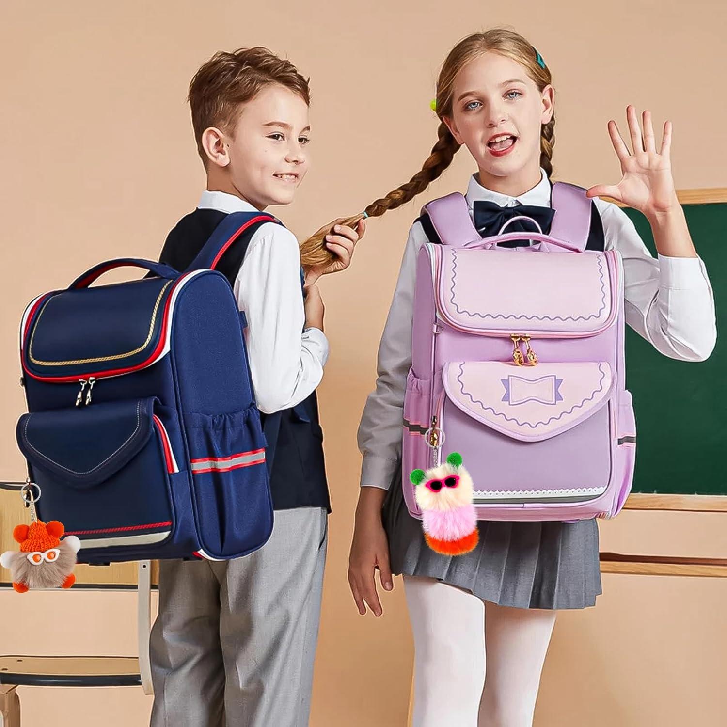 Llaveros de Peluche AMZFAVOR para Niños 24 Pcs Animales