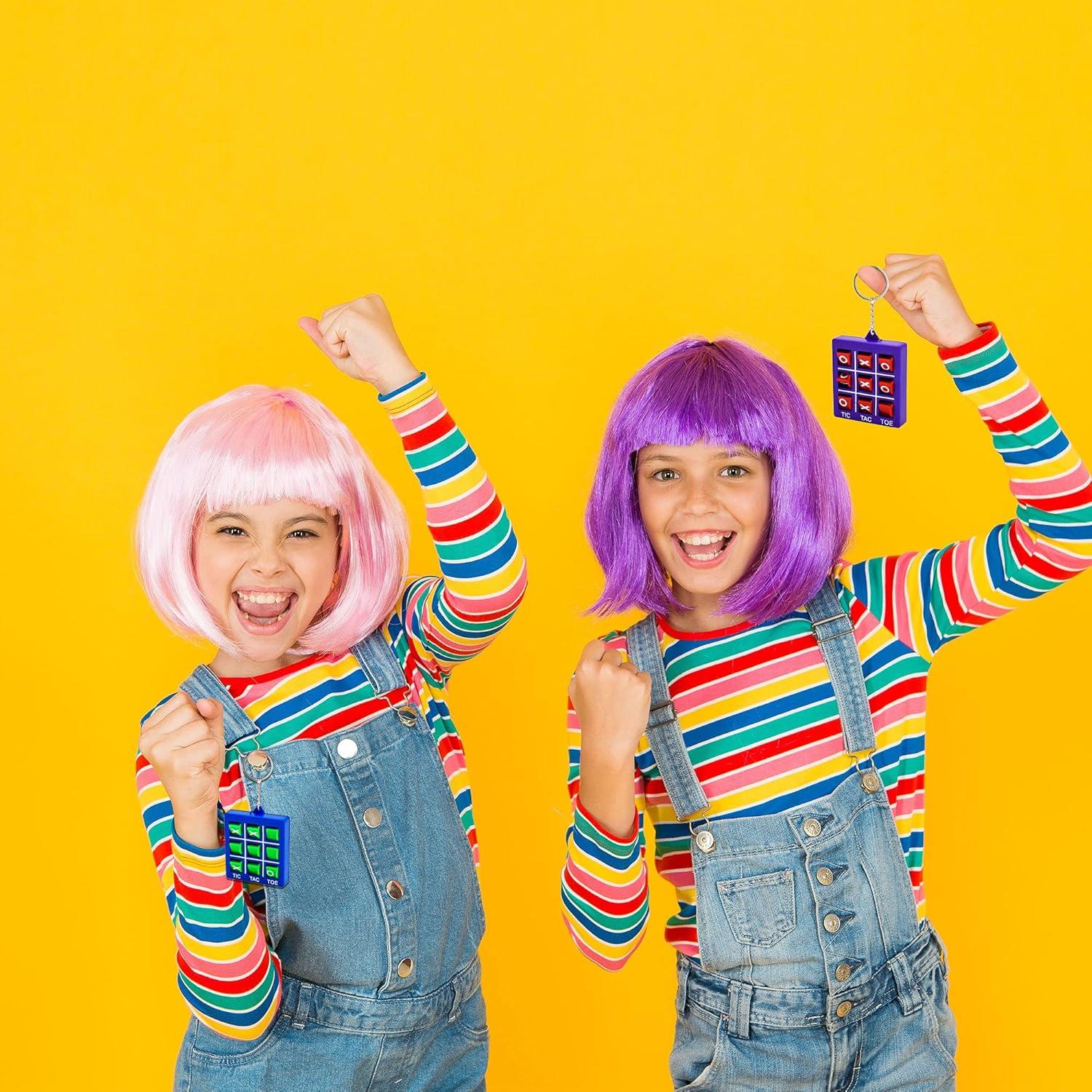 24 Llaveros Tres en Raya Haconba Mini Juego Portátil