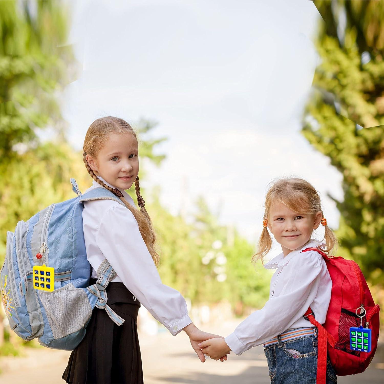 24 Llaveros Tres en Raya Haconba Mini Juego Portátil