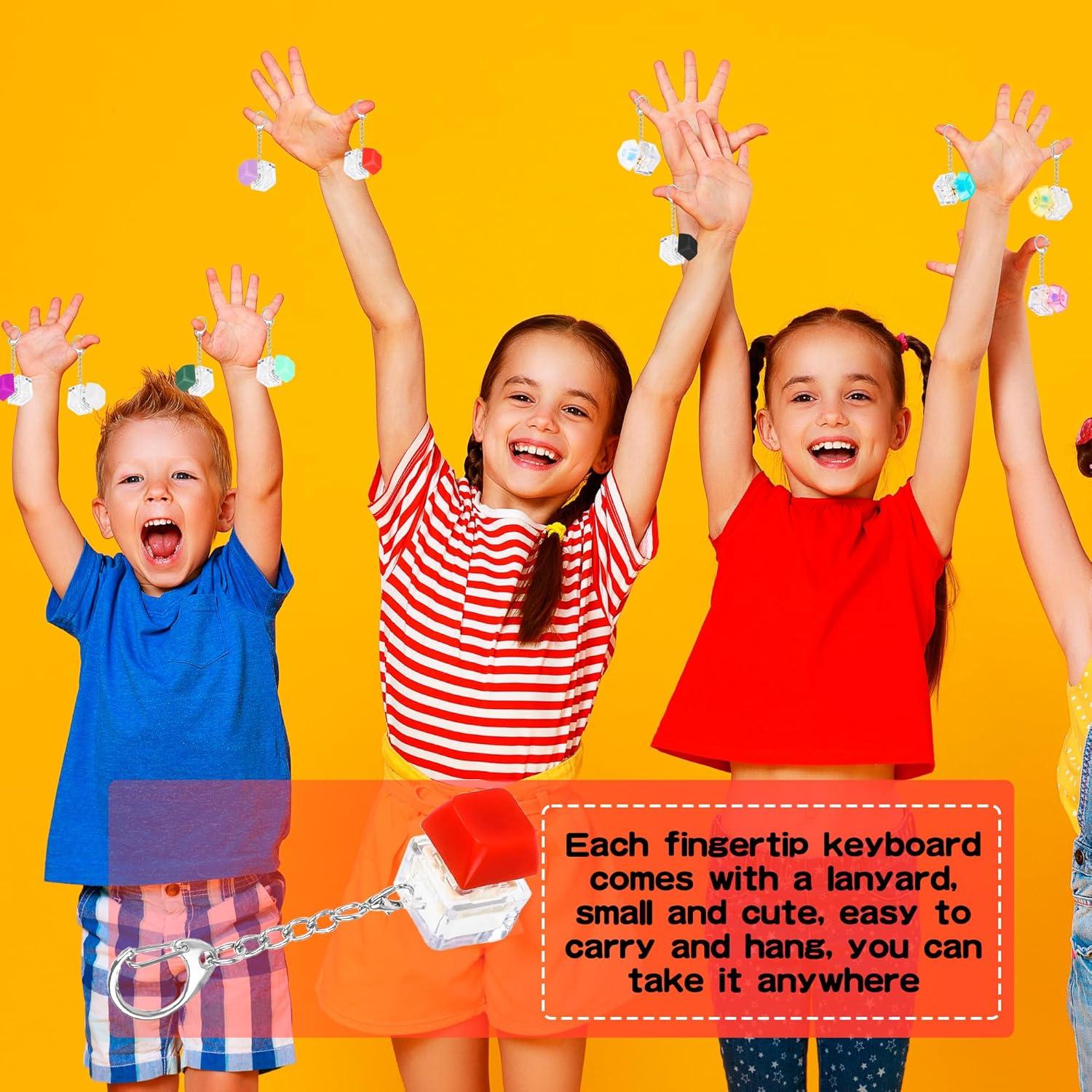 18 Llaveros Teclado Clicker Multicolor Hoarost - Juguetes Divertidos
