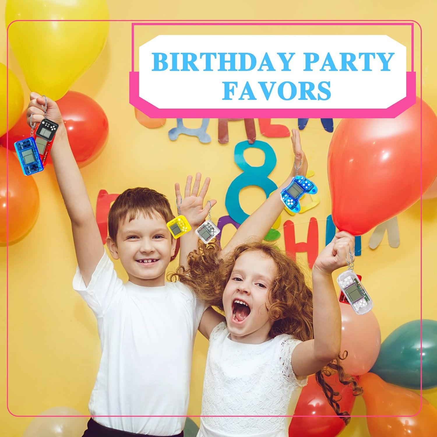 Paquete de 48 Llaveros de Videojuegos Retro Multicolor