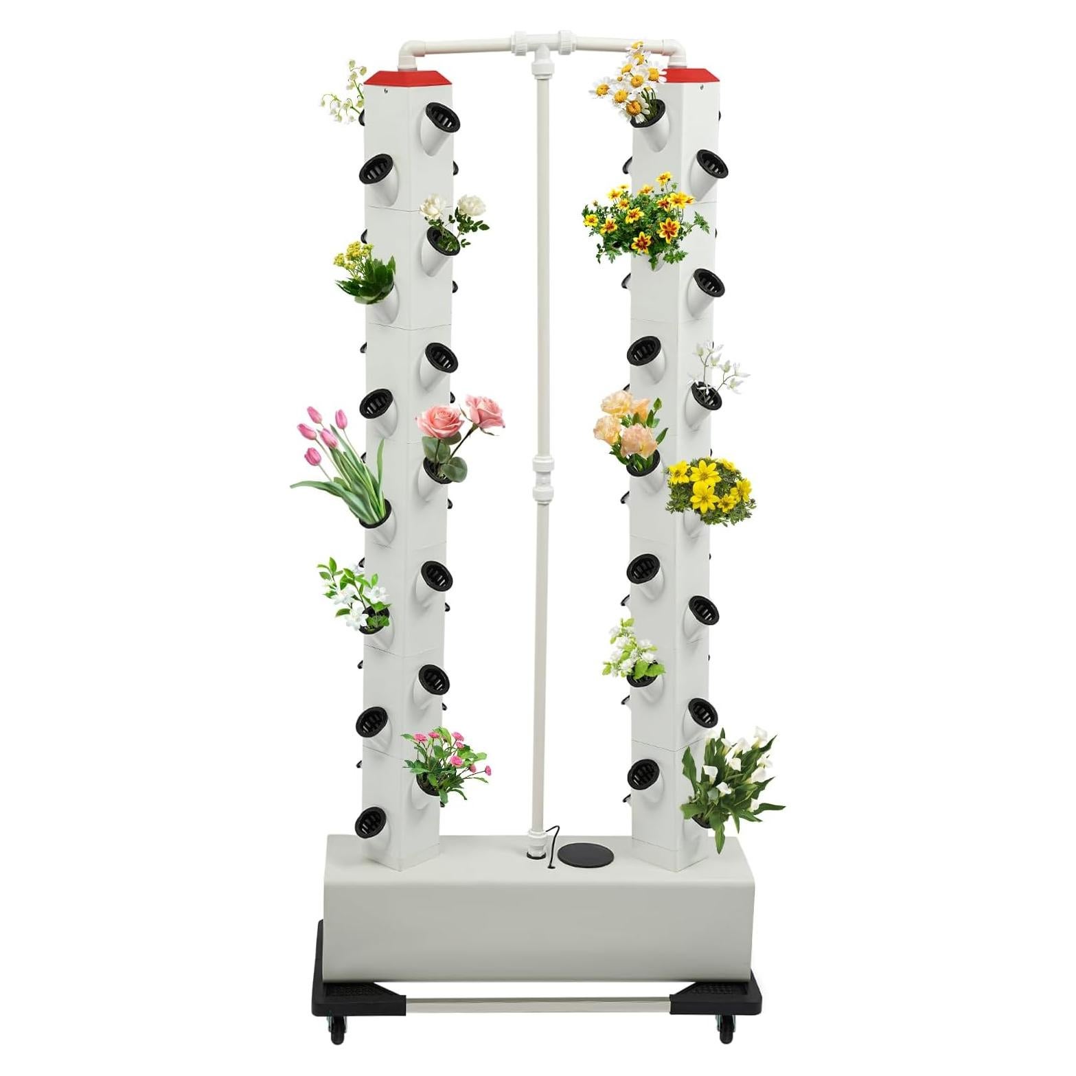 Torre Hidropónica PROYONGOO 80x20x165cm 56 Puntos Cultivo