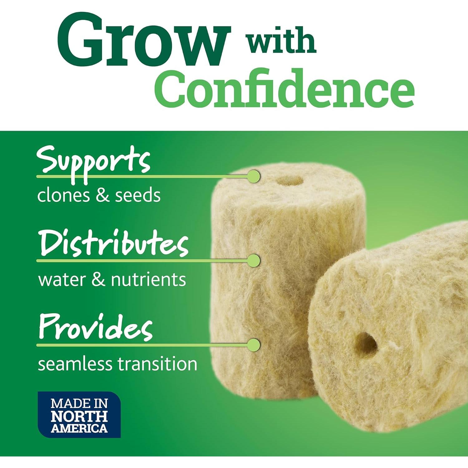 Tapones de Inicio de Semillas VidaWool - 50 Unidades Hidropónicos