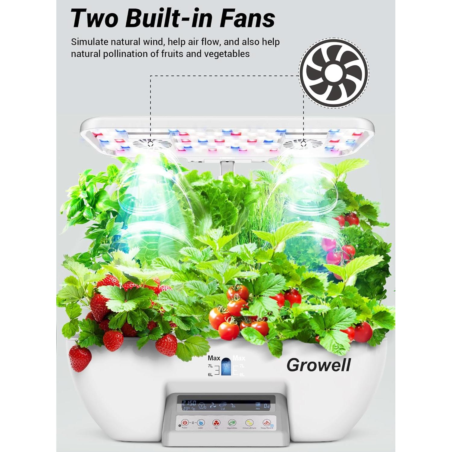 Sistema de Cultivo Hidropónico Growell HS02 17 Cápsulas 10L