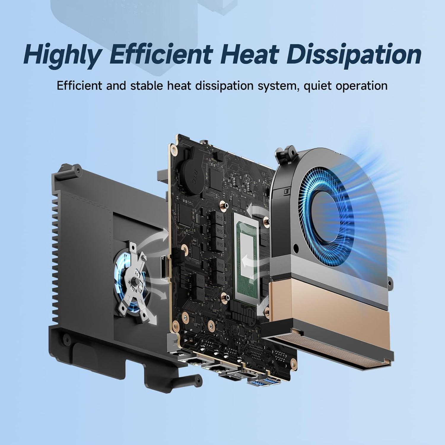 Mini PC Gaming Reatan Alloy-X Ryzen 7 7840HS 32GB 1TB SSD