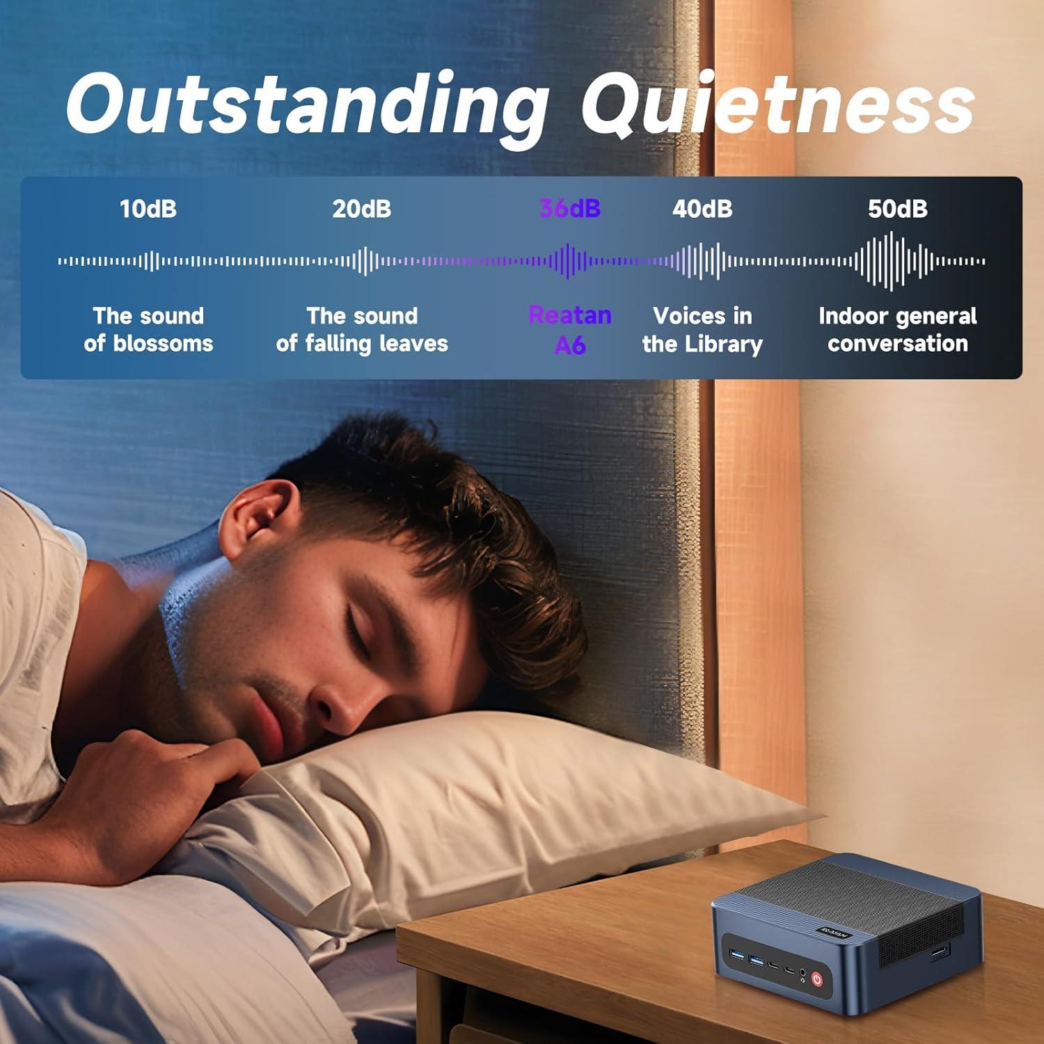 Mini PC Gaming Reatan Alloy-X Ryzen 7 7840HS 32GB 1TB SSD