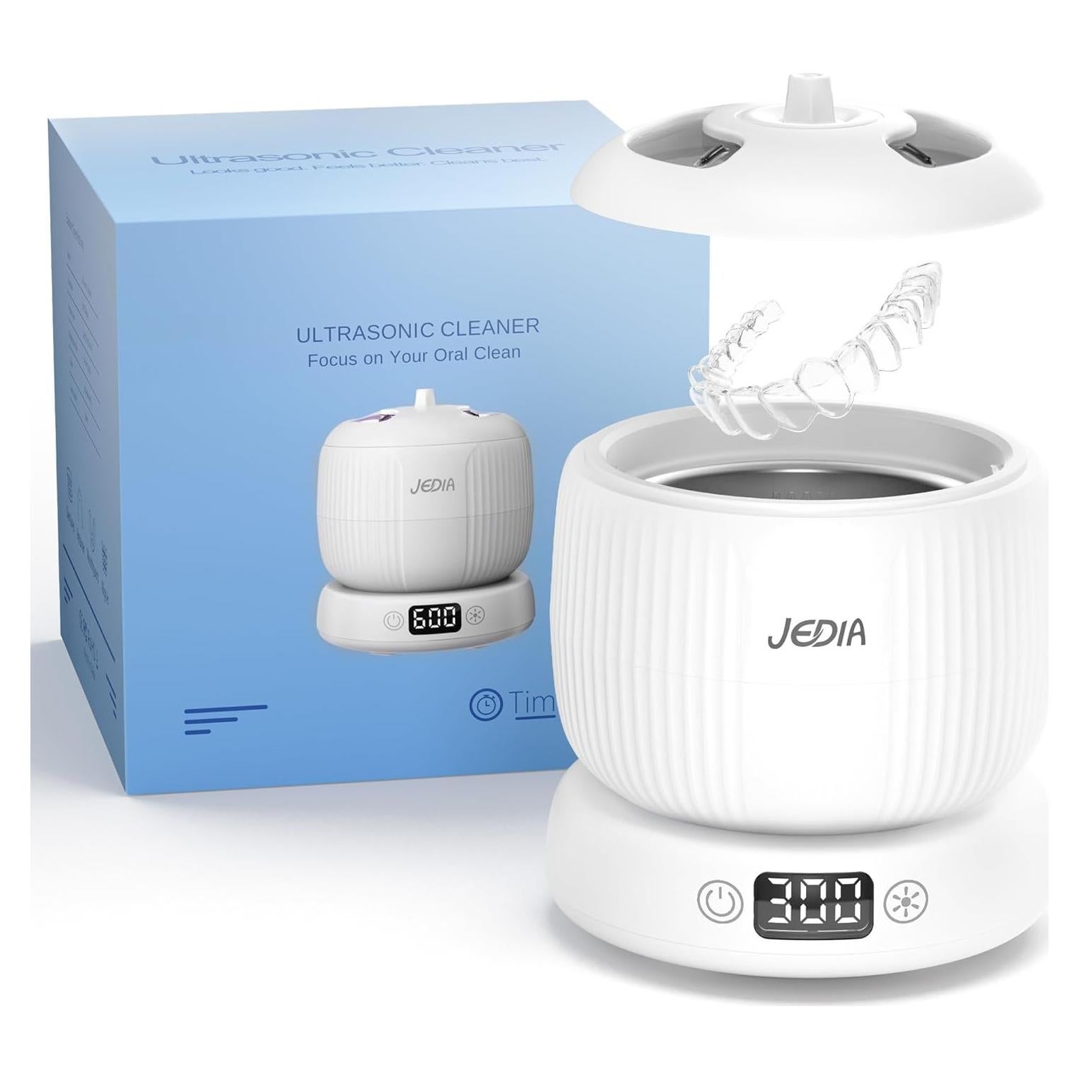 Limpiador Ultrasónico de Retenedores JEDIA 180ML 45kHz Blanco