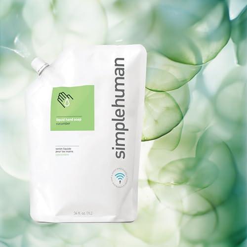 Jabón Líquido Hidratante para Manos simplehuman 1000 ml Pepino