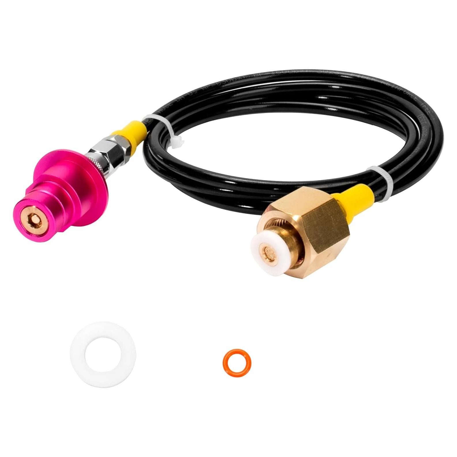 Adaptador de CO2 Rosa GYPNS para Máquina de Soda DUO 152.4 cm