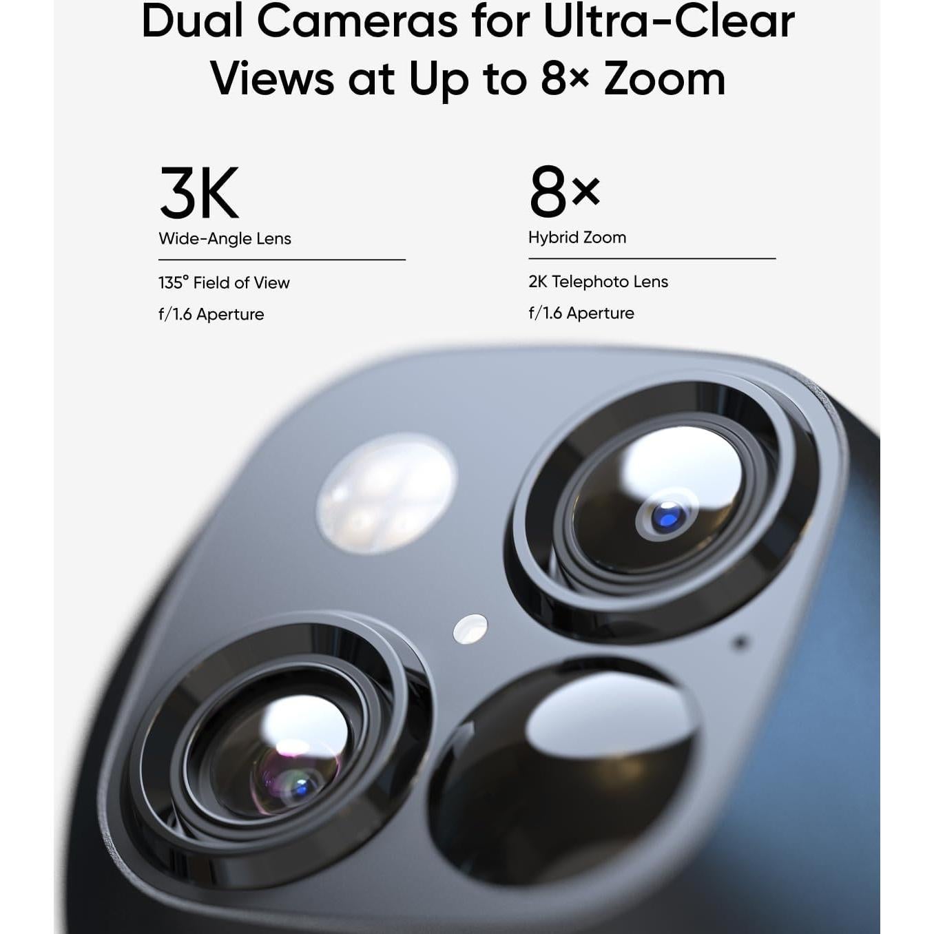 Cámara de Seguridad Eufy SoloCam E30 2K Inalámbrica Solar