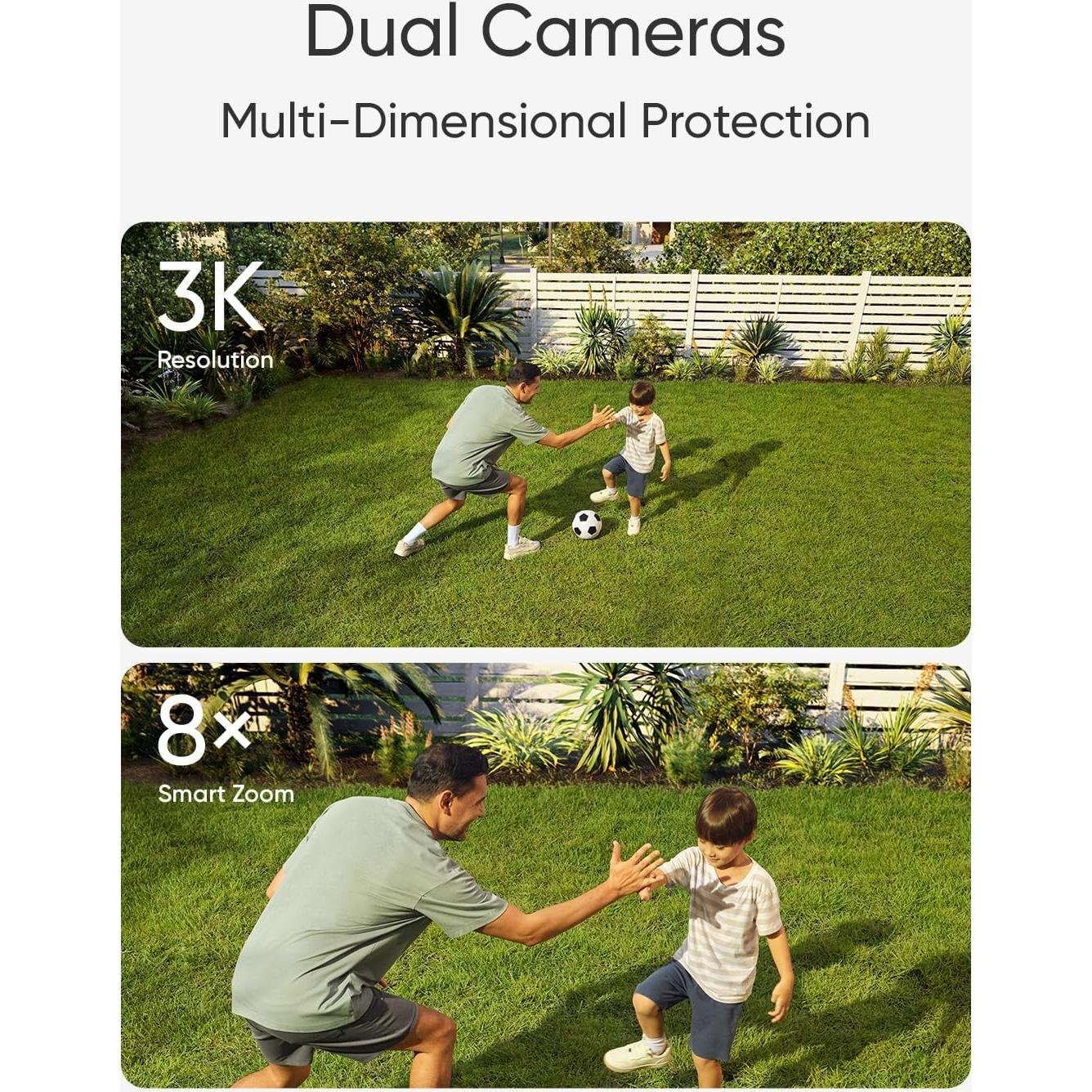 Timbre de Video eufy E340 con Duales Cámaras 2K Full HD