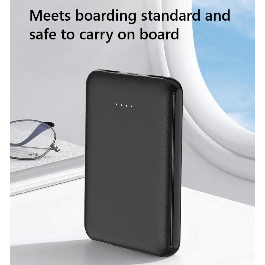 Cargador Portátil FIVO 5000mAh Power Bank con Funda y Gancho