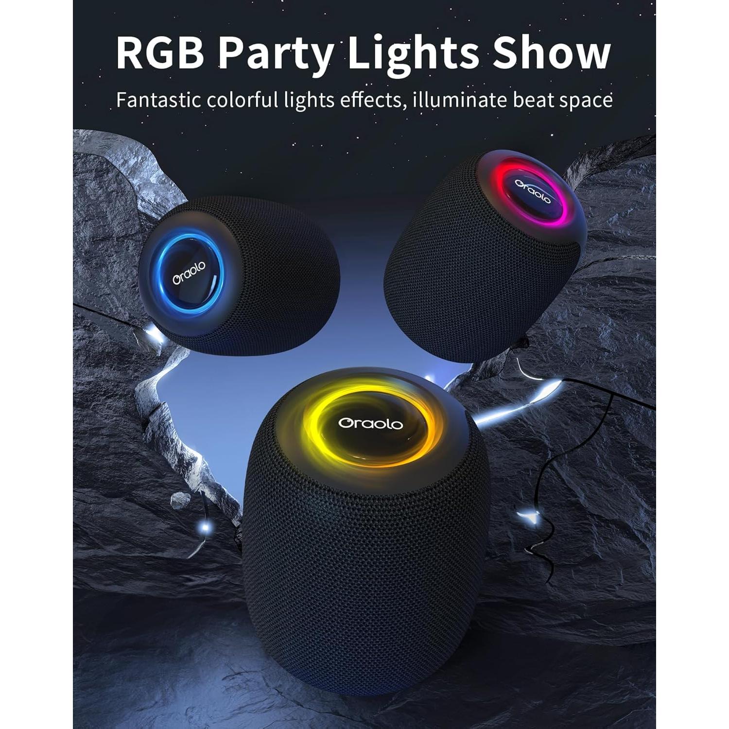 Altavoz Bluetooth Oraolo BS01 Portátil Impermeable 15W 30H