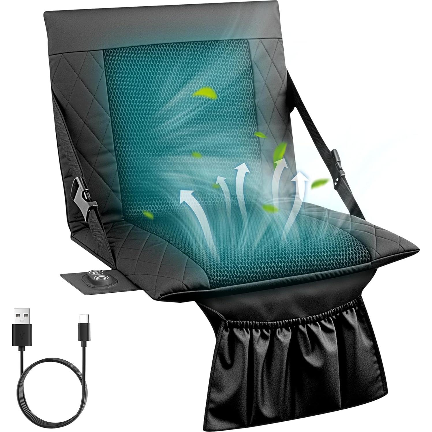 Silla de Estadio Refrigerante THERAZZAGGE con Ventilador USB