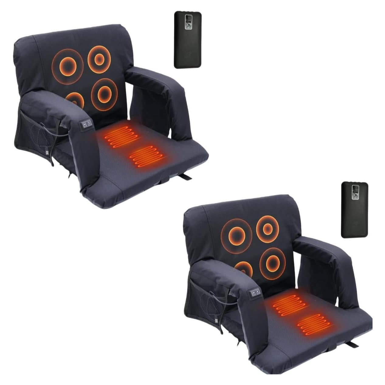 Asiento de Estadio WORKOOT Calentado y Masajeado Extra Ancho