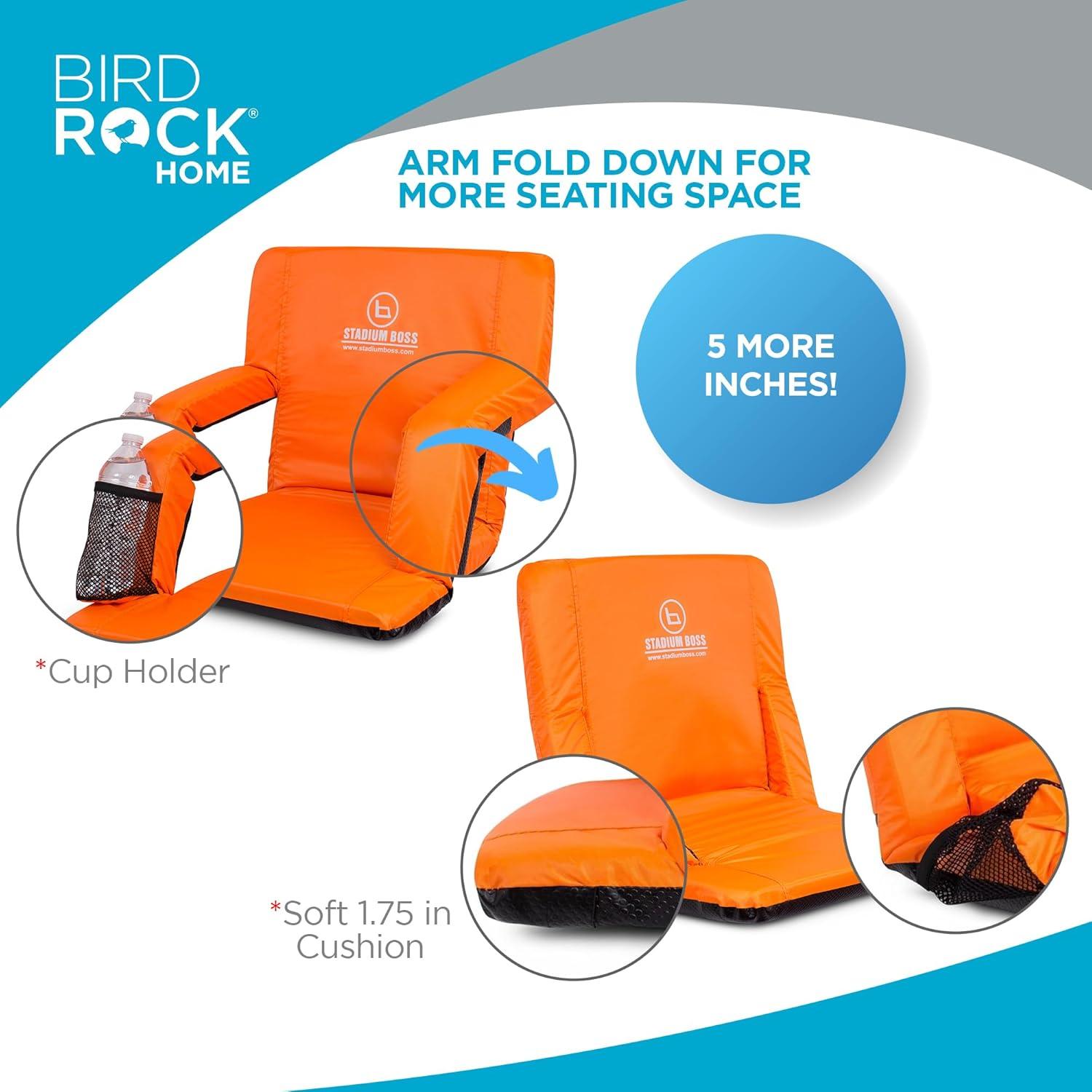 Silla de Estadio Reclinable Stadium Boss Naranja 6 Posiciones