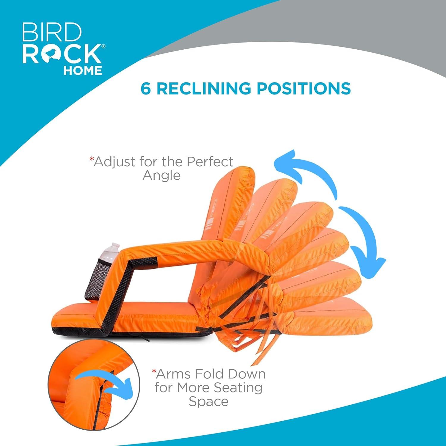 Silla de Estadio Reclinable Stadium Boss Naranja 6 Posiciones