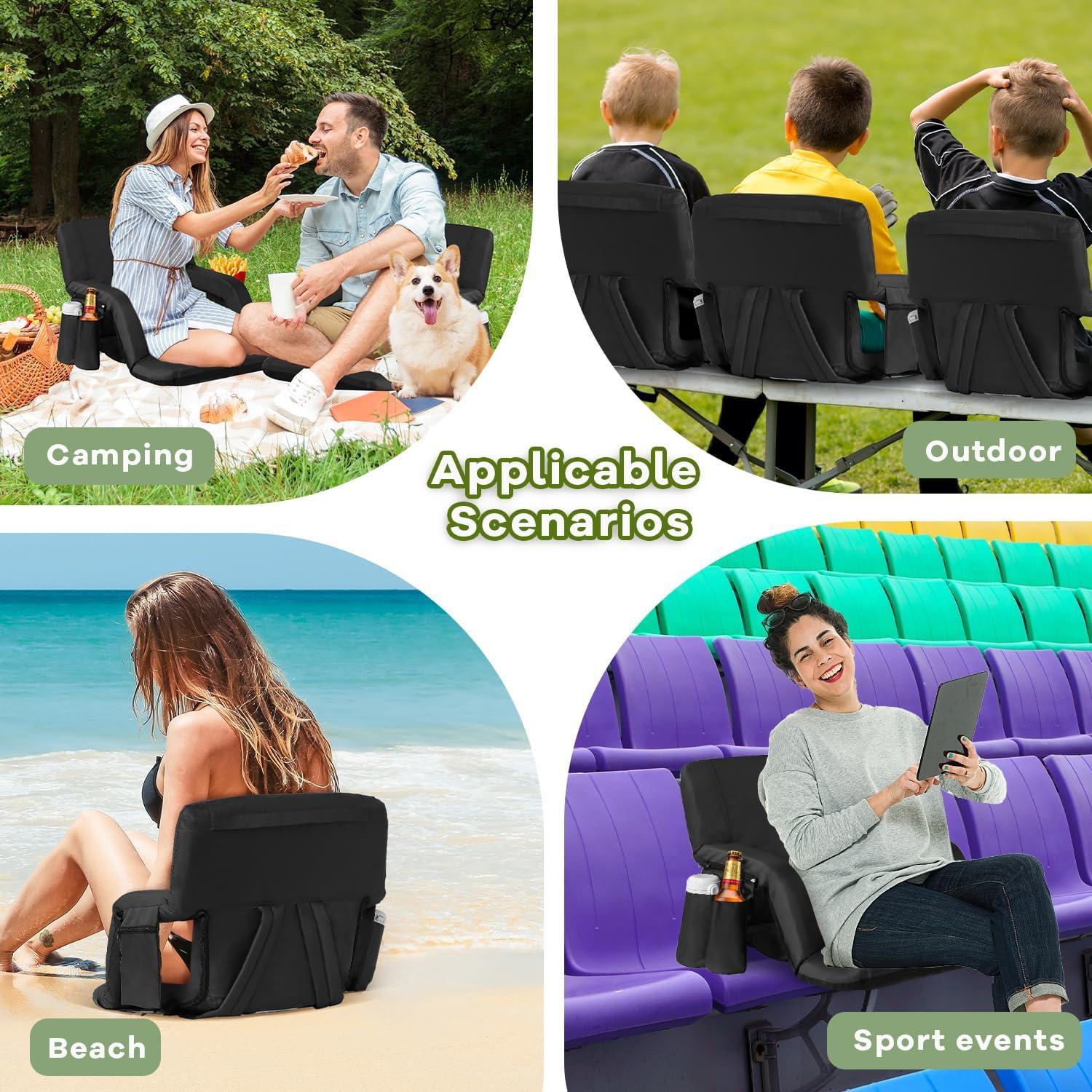 Silla de Estadio Plegable TIMSATIO con Calefacción y Masaje