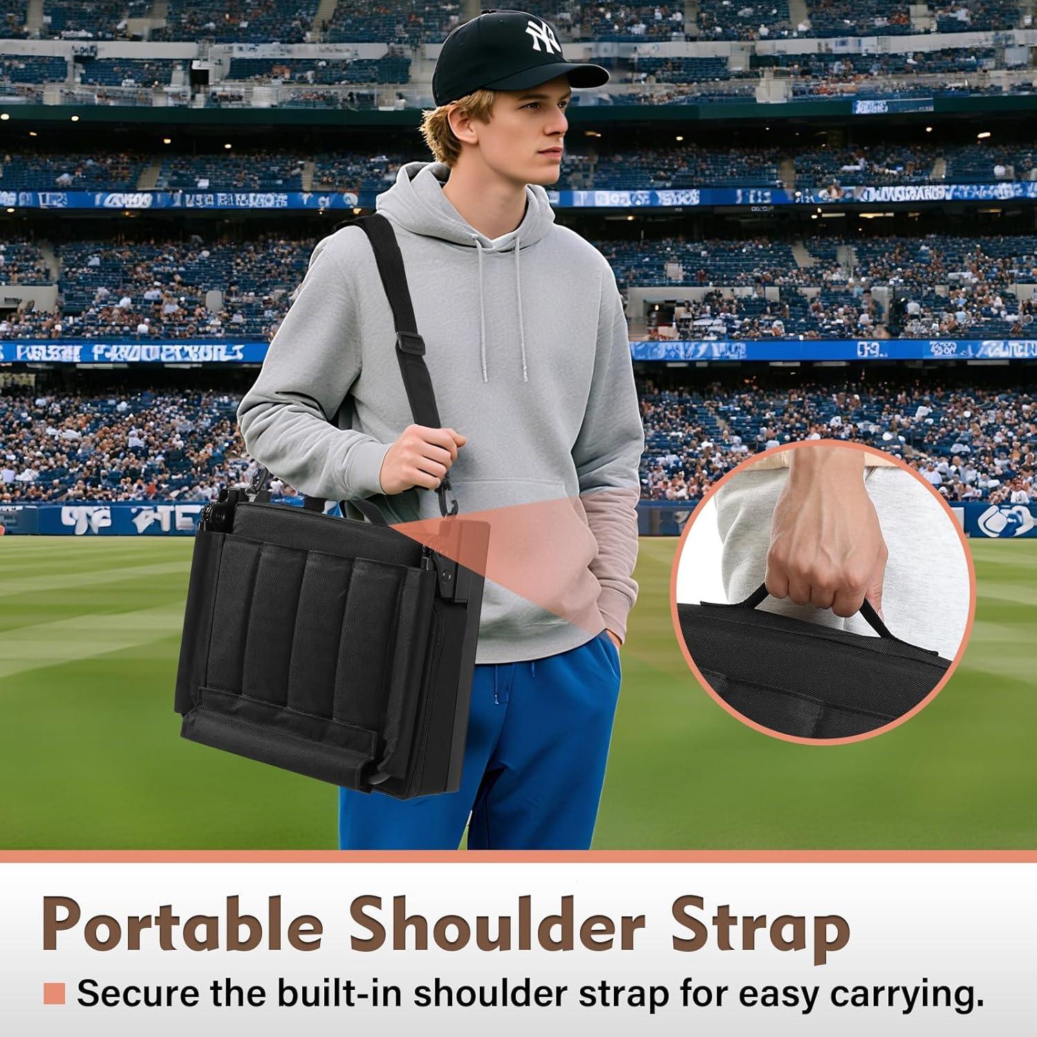 Asiento de Estadio Strifuture Plegable con Respaldo Ajustable