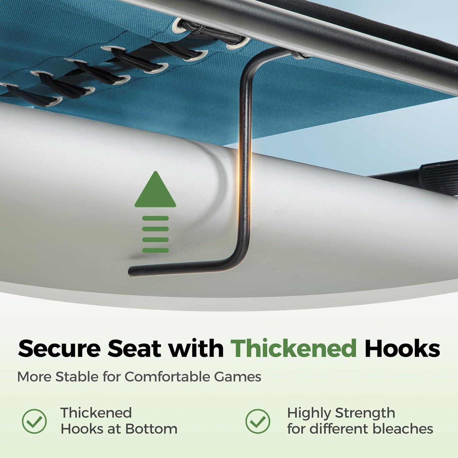 Silla de Estadio Plegable GREEN PARTY Extra Ancha 50.8 cm