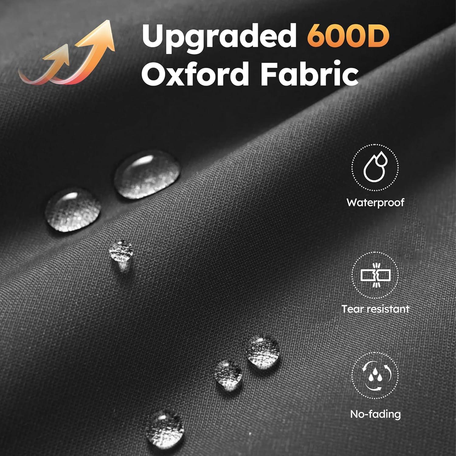 Sillas Plegables LET'S CAMP 2 Pack, Ligeras y Cómodas, Negro