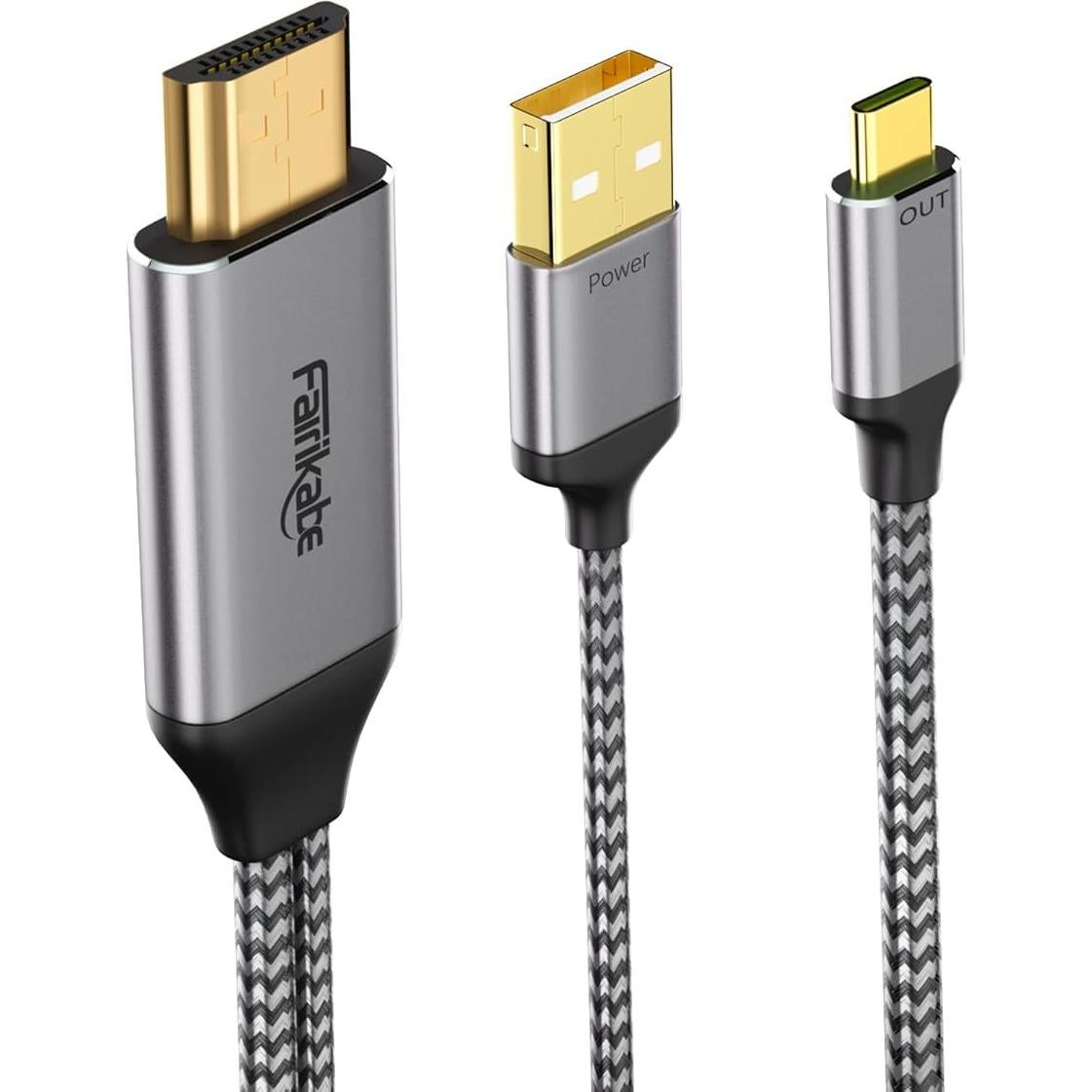 Transmisor y Receptor HDMI Inalámbrico 2m USB-C para Gafas AR