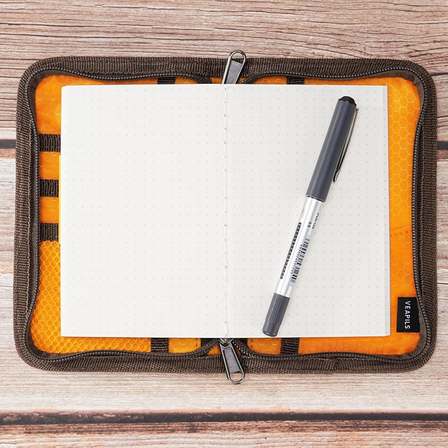 Cubierta de Diario de Bolsillo VEAPILS Impermeable 3.5" x 5.5"