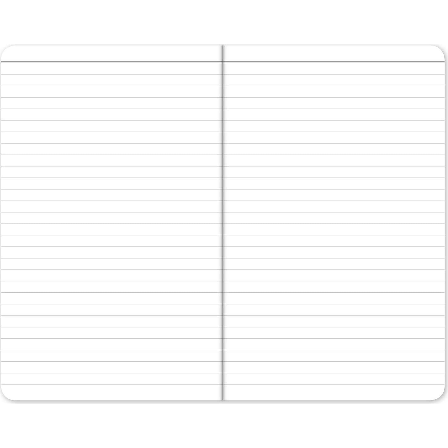 Cuaderno de Campo Elan Publishing 5x8" Naranja - Paquete de 4