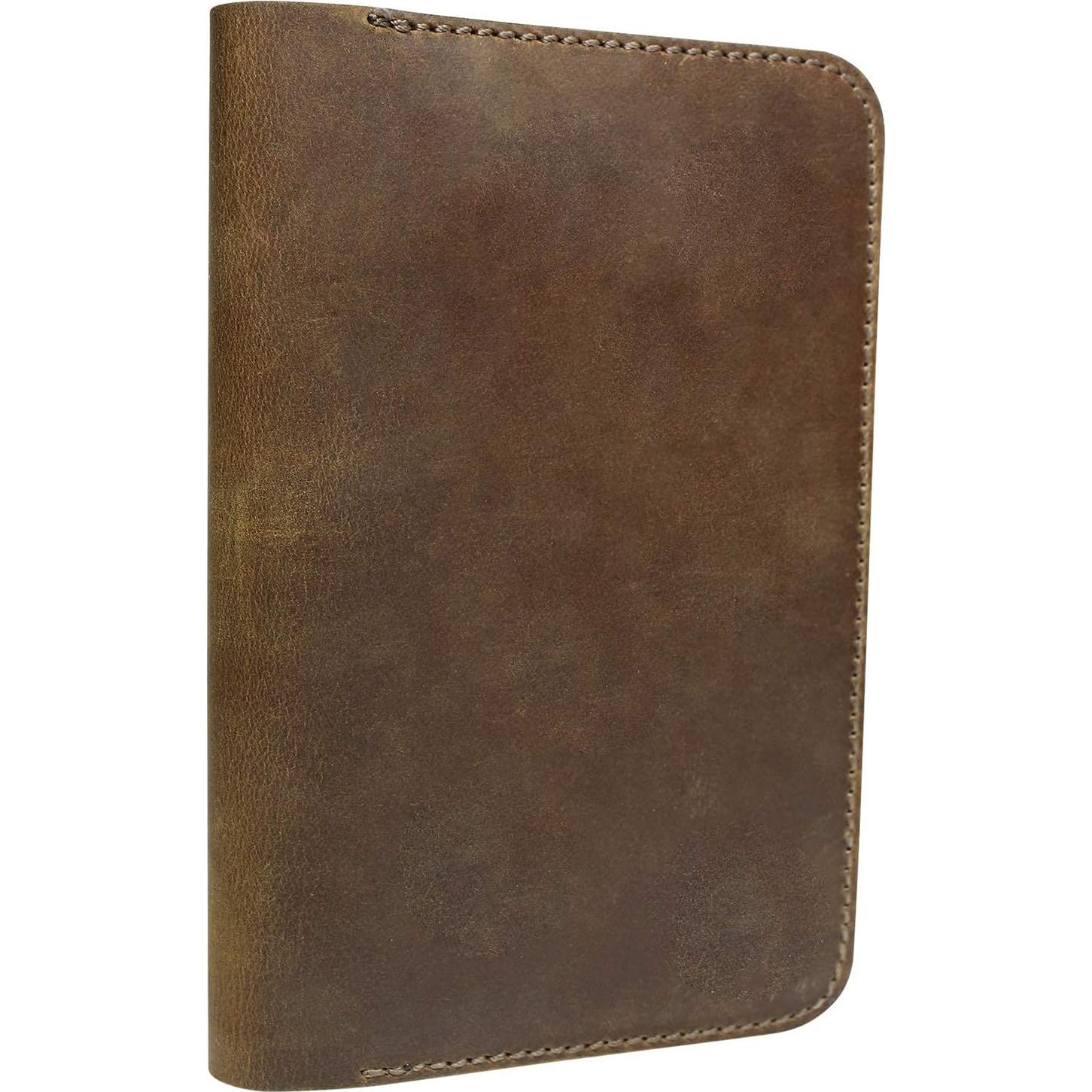 Cubierta de Cuaderno de Cuero Jack's Point Pocket Marrón