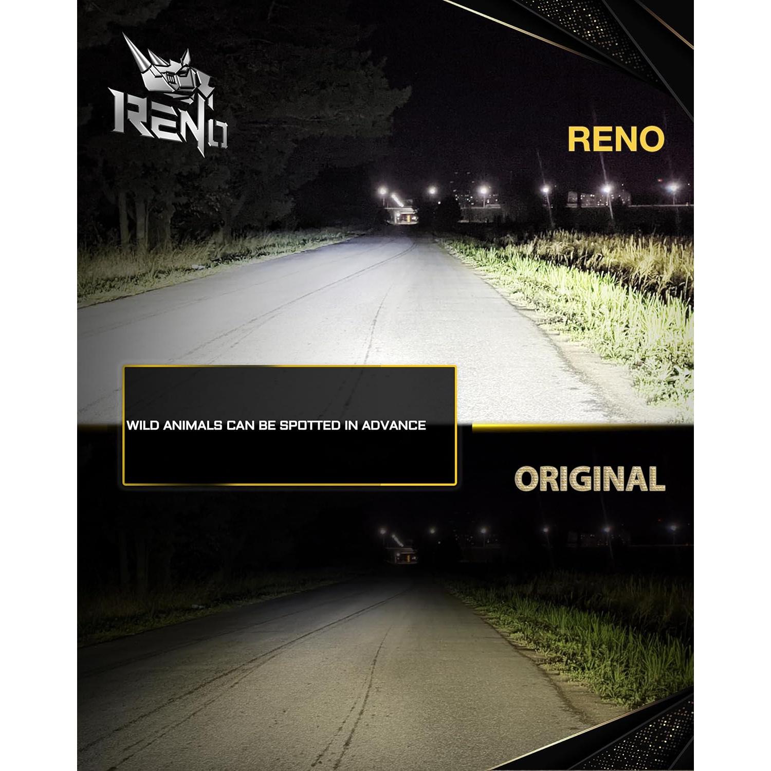 Bombillas de Luz de Niebla H7 RENO, 12V, Paquete de 2