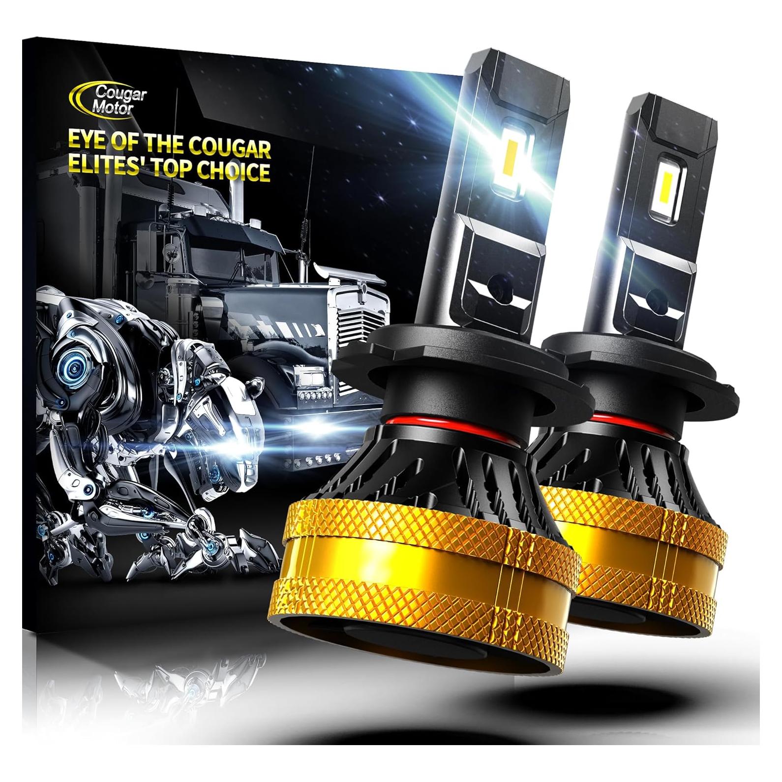 Bombillas de Niebla Cougar Motor H7 6500K con Ventilador - 2 Pcs