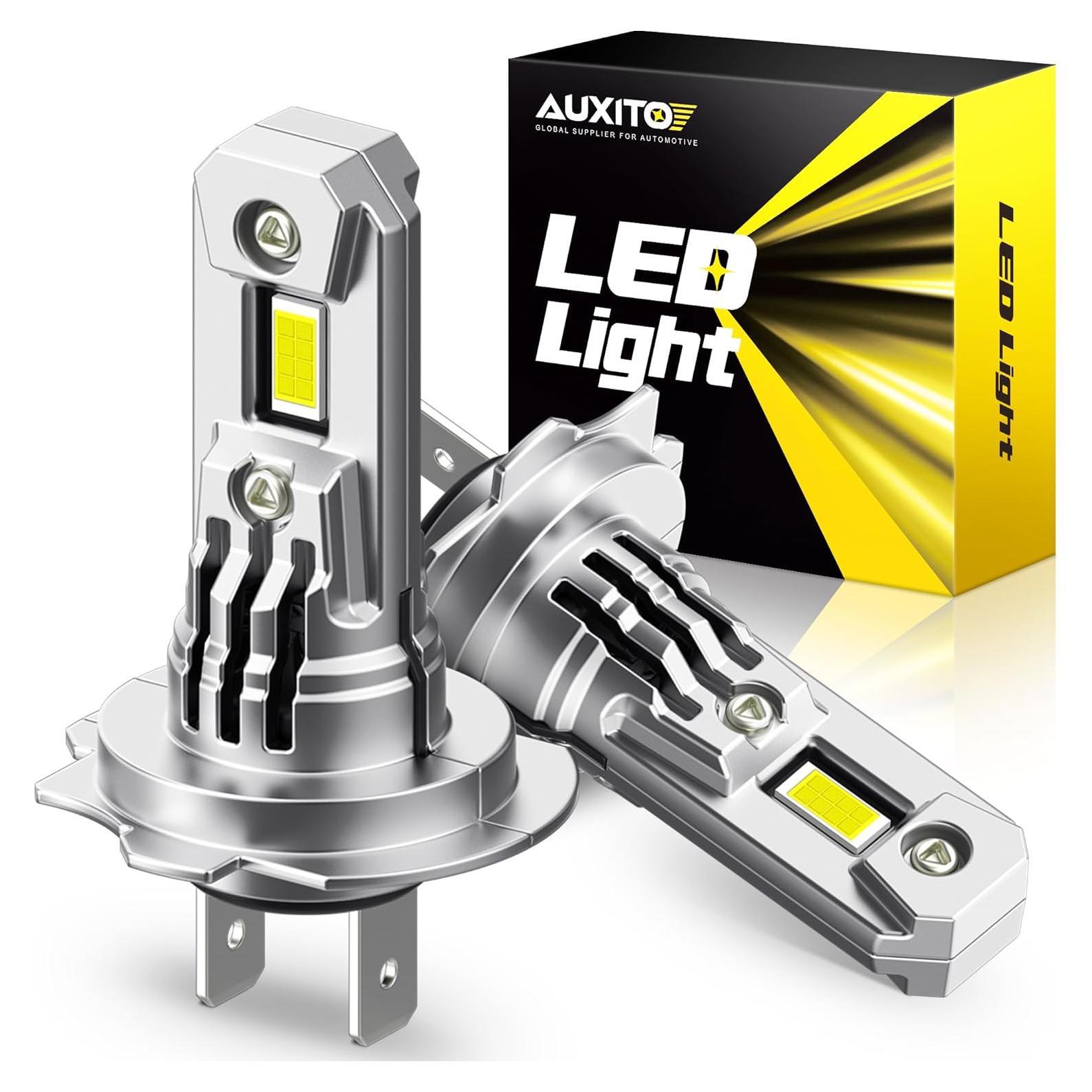 Bombillas LED H7 AUXITO 900% Brillo Ultra 6500K Paquete de 2