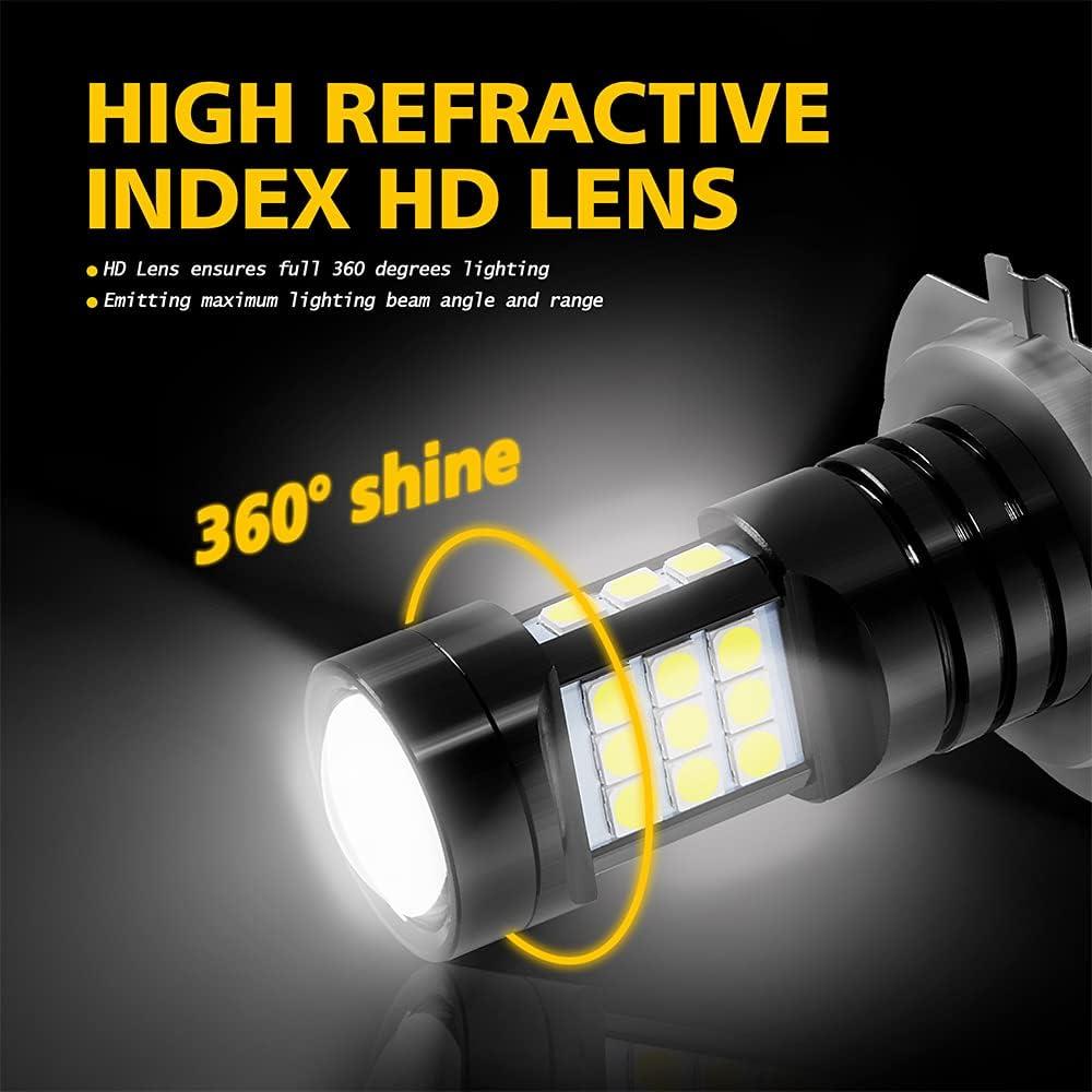 Bombillas LED H7 AUXLIGHT 2400 Lúmenes 6000K Luz de Niebla