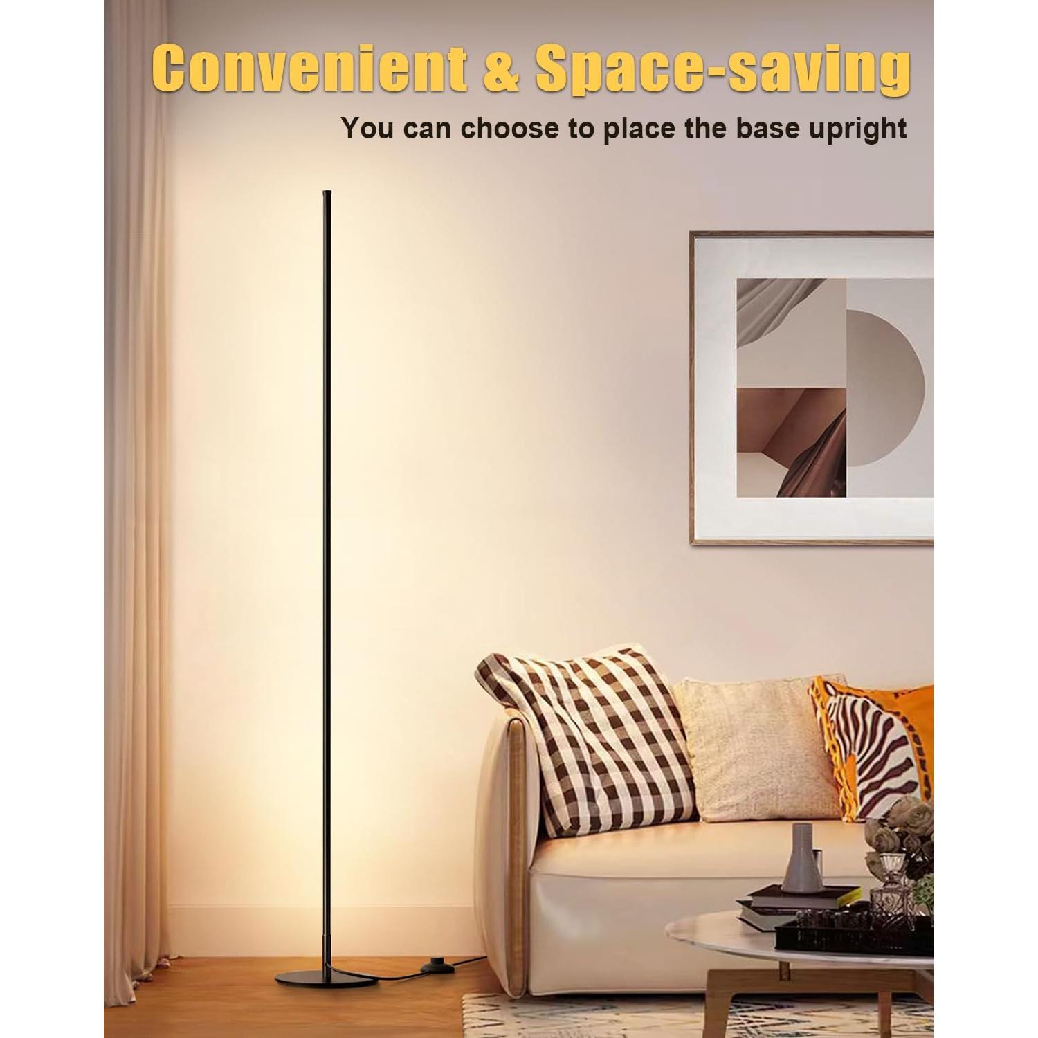 Lámpara de pie RGB Unionlux con control remoto y APP 127 cm