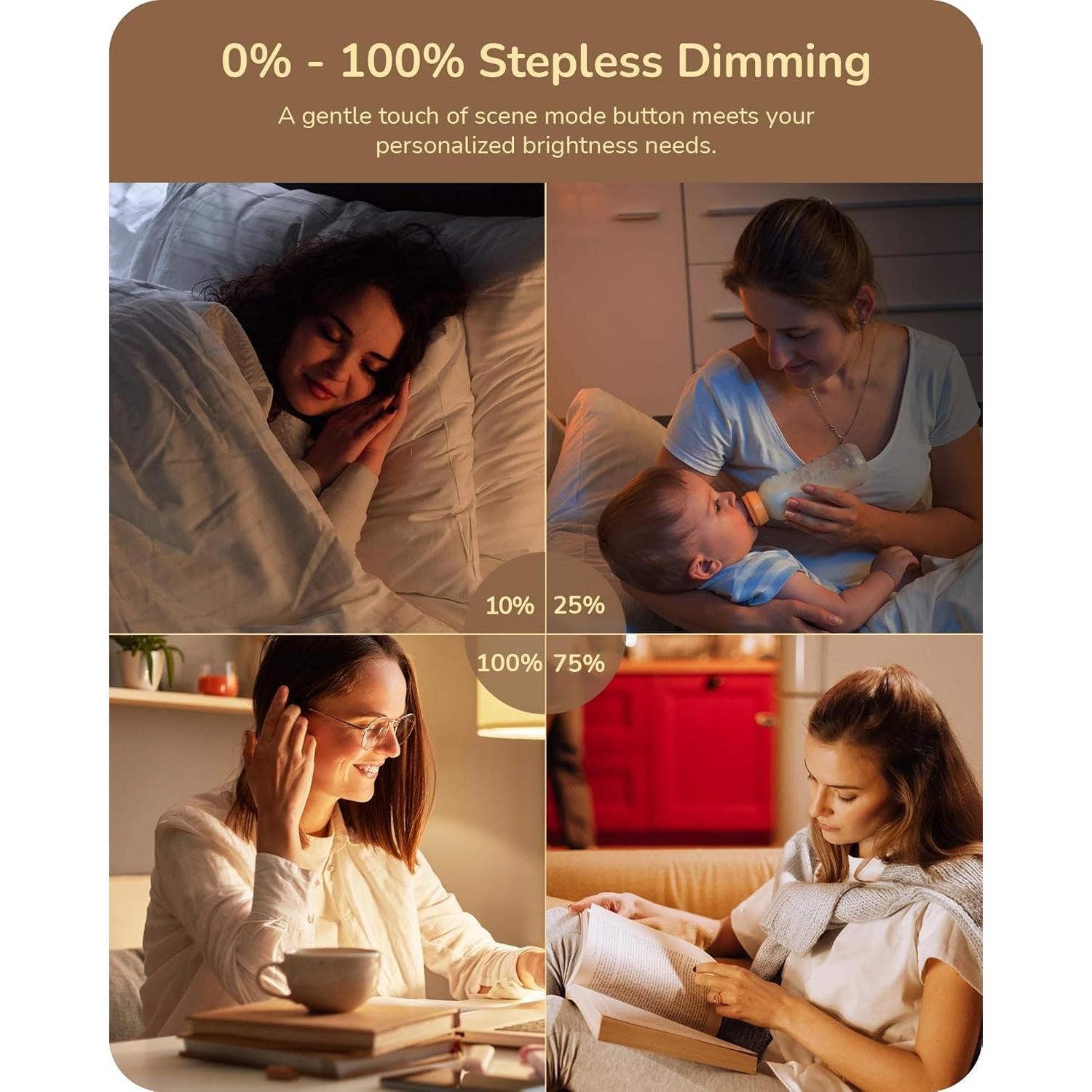 Lámpara de Pie Regulable EDISHINE Negra con Control Remoto 3000K-6500K