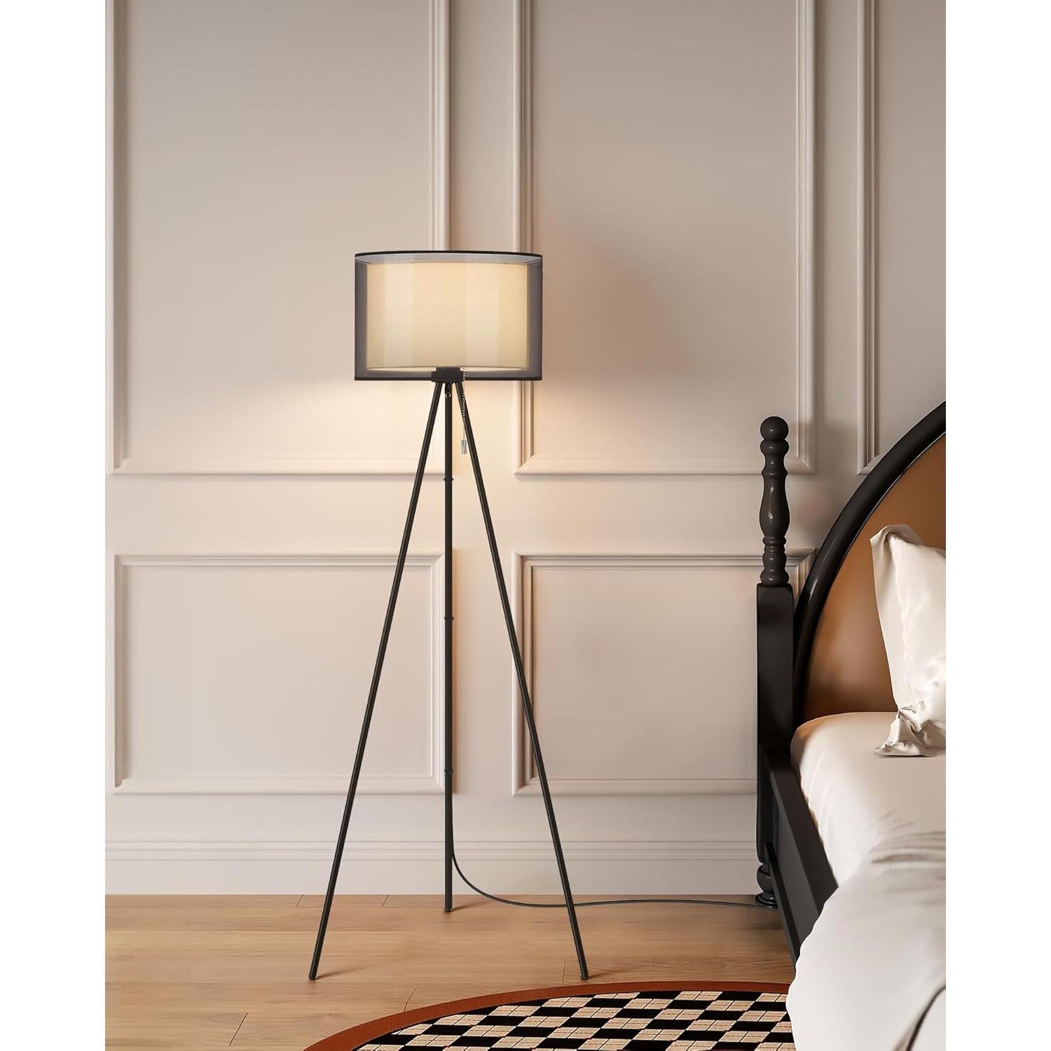 Lámpara de Pie Moderna KDG - Trípode Alta 149.5cm LED 3000K