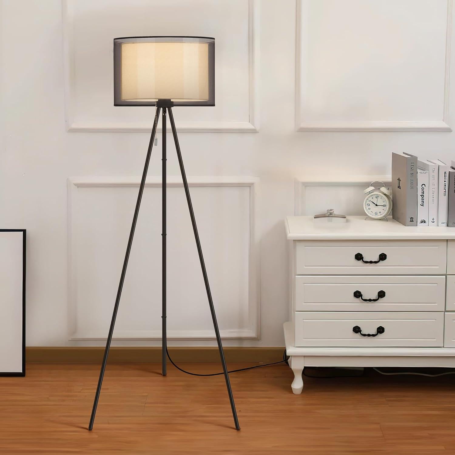 Lámpara de Pie Moderna KDG - Trípode Alta 149.5cm LED 3000K