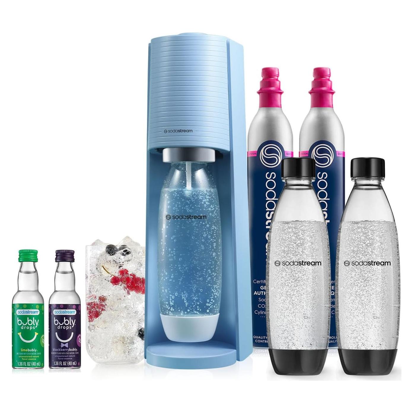 SodaStream Terra Fabricante de Agua Espumosa Azul 60L