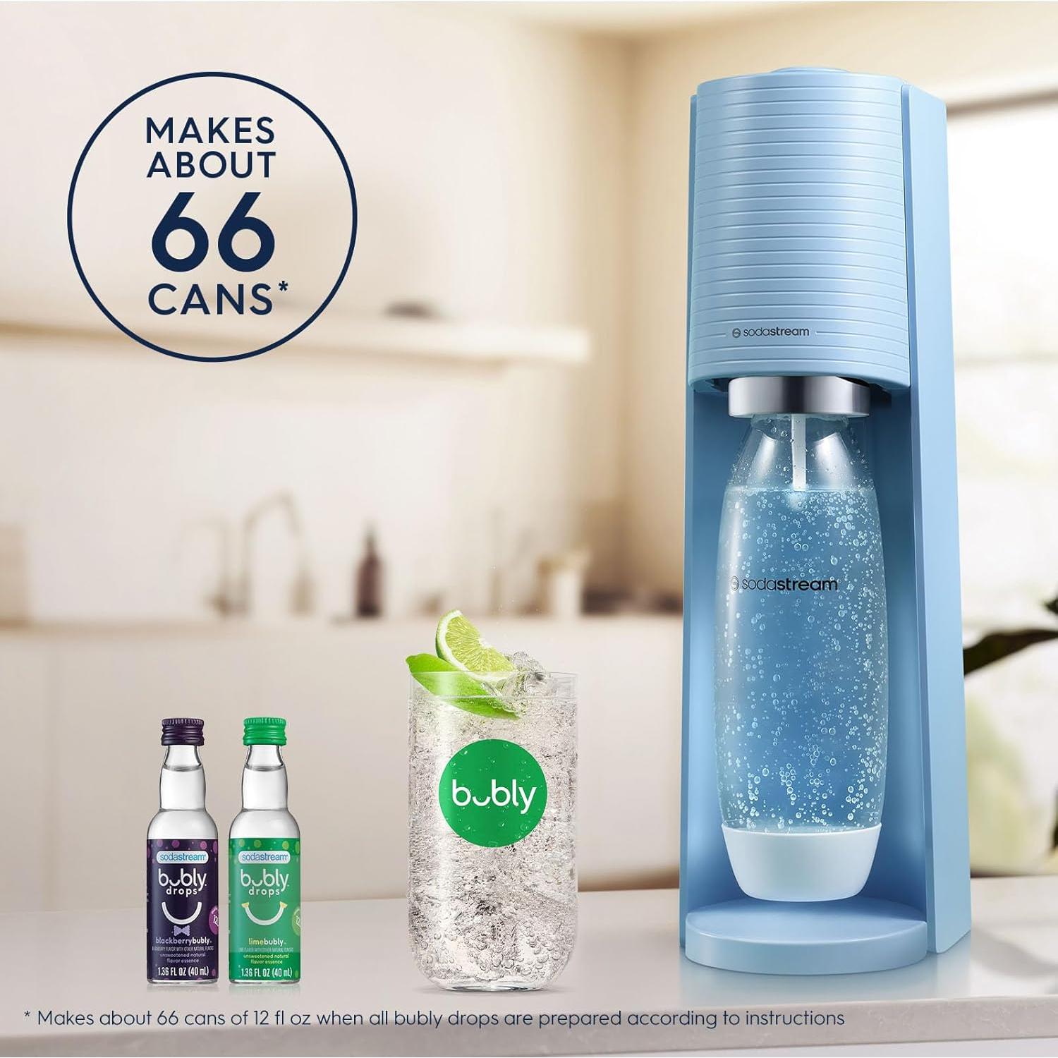 SodaStream Terra Fabricante de Agua Espumosa Azul 60L