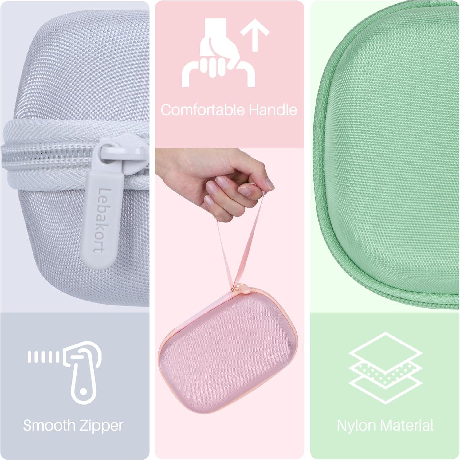 Funda de Almacenamiento Lebakort para Impresora Fujifilm Instax Mini Link 3 2 1 - Blanca Arcilla