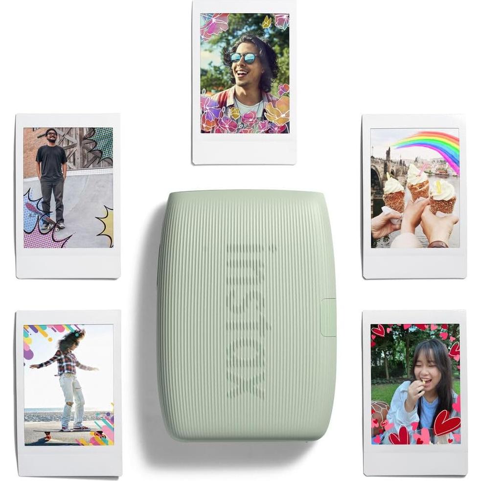 Impresora Fujifilm INSTAX MINI Link 3 Verde Salvia + 60 Hojas