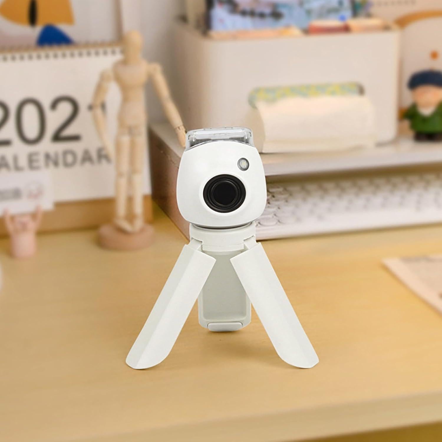 Mini Trípode de Cámara Agatige Blanco, Soporte Compacto 32mm