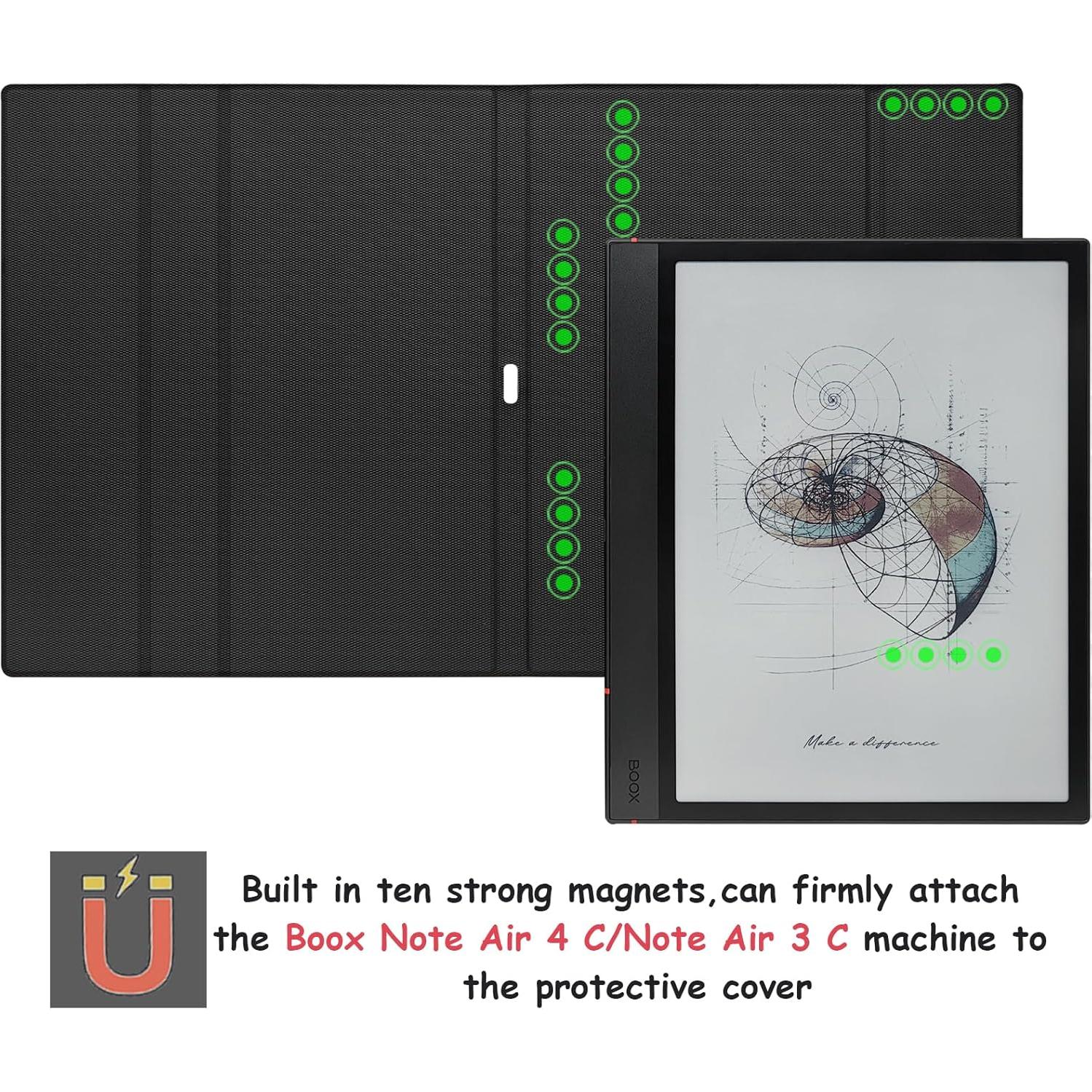 Funda de soporte magnético GOVTVA para Onyx Boox Note Air 4 C/3 C