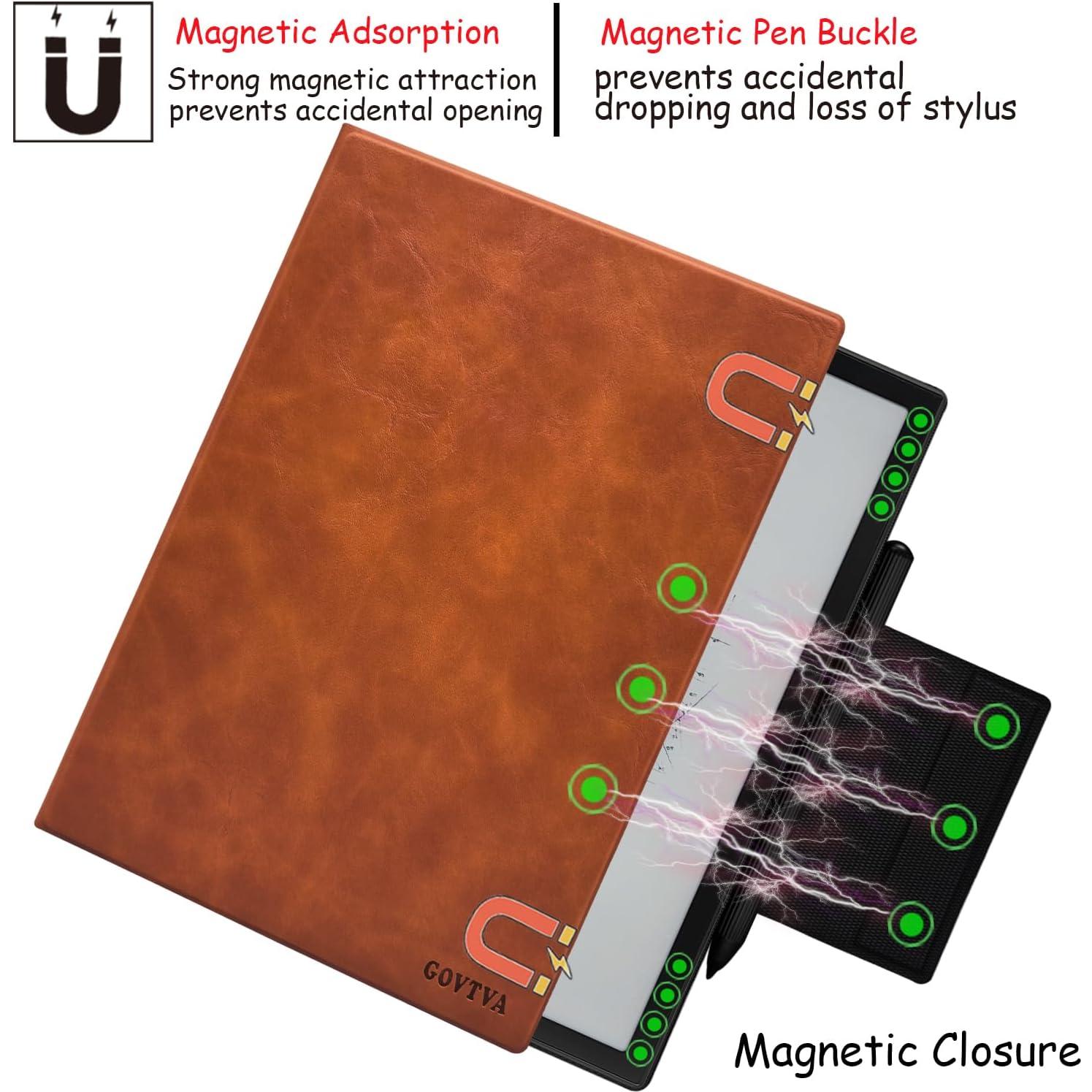 Funda de soporte magnético GOVTVA para Onyx Boox Note Air 4 C/3 C