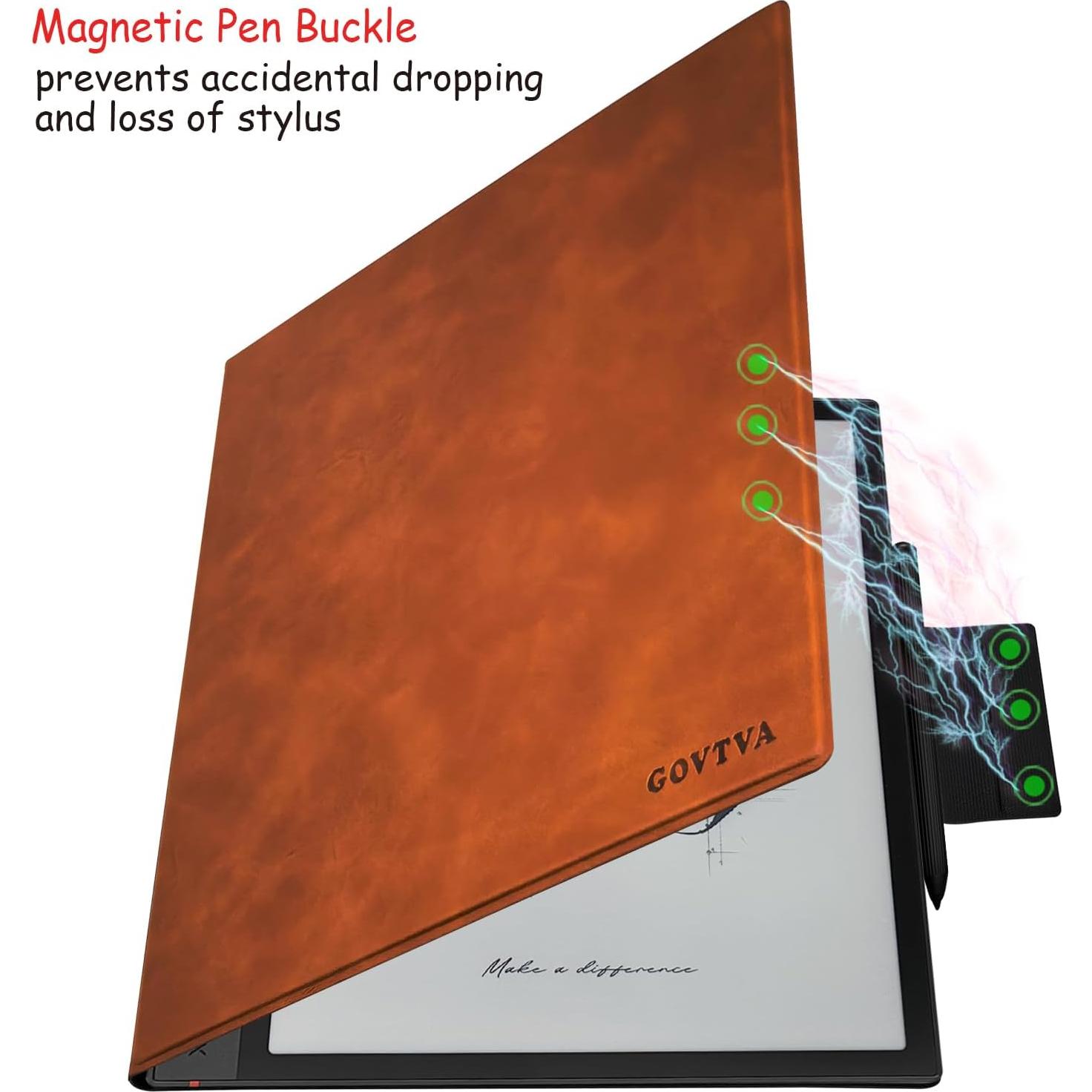 Funda de soporte magnético GOVTVA para Onyx Boox Note Air 4 C/3 C